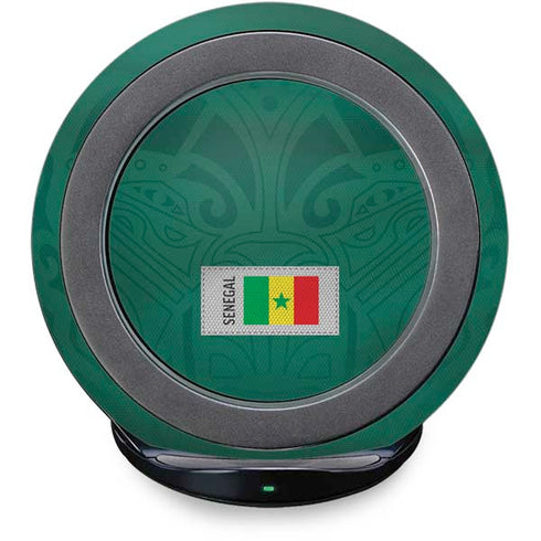 Senegal Soccer Flag Fast Charge Wireless Charging Stand Skin